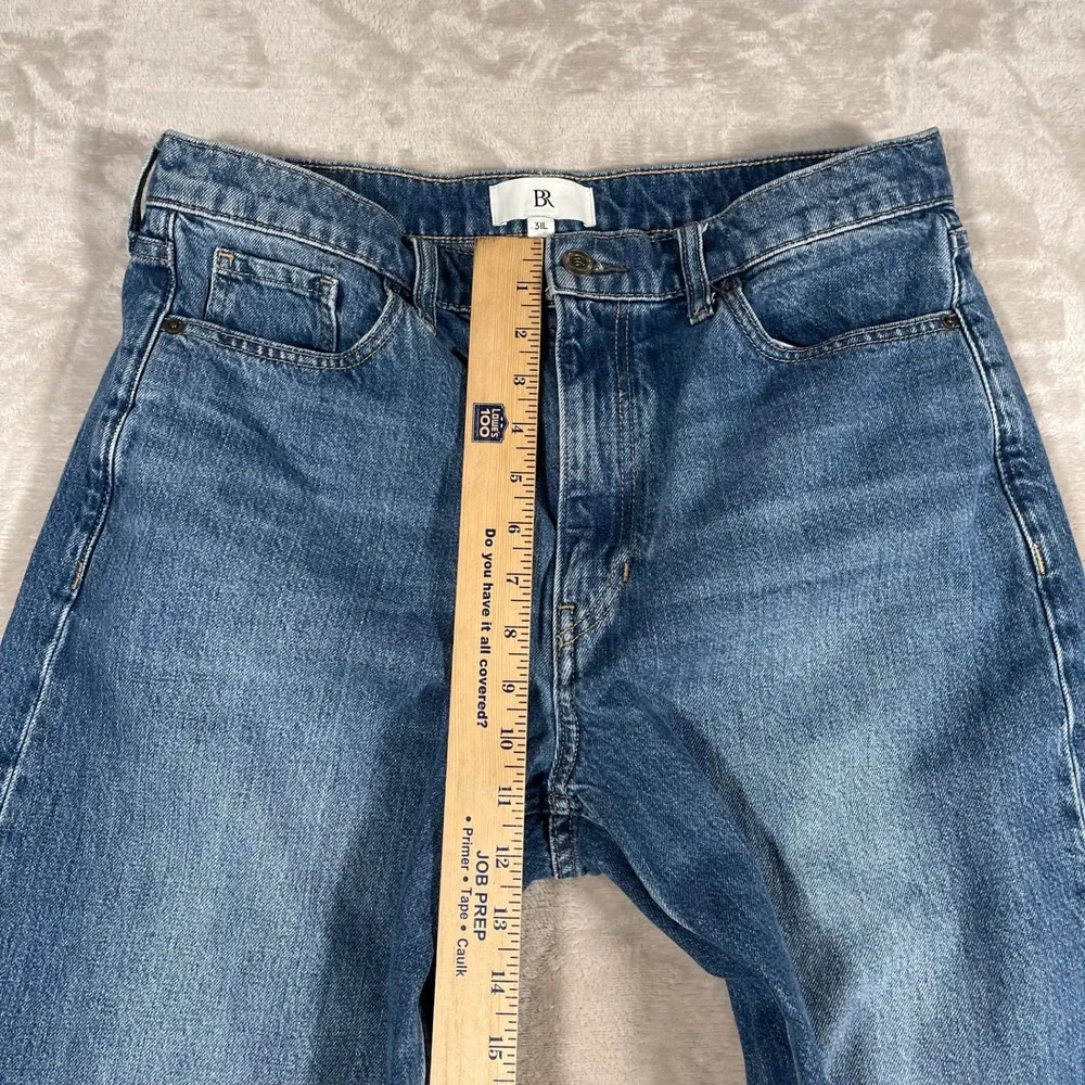 Banana Republic Women's Jeans High Rise Rigid Wide Leg‎ Denim 31L (Long) Blue